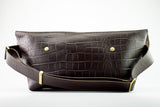 メッセンジャーバッグ (M)/CROCO PATTERN BROWN