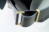 メッセンジャーバッグ (XS)/レザーストラップ-ROYAL NAVY-FAS