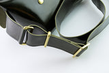 メッセンジャーバッグ (XS)/レザーストラップ-DARK GREEN-FAS