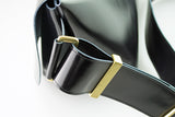 メッセンジャーバッグ (M)/レザーストラップ-ROYAL NAVY-FAS
