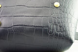 メッセンジャーバッグ (XS)/CROCO PATTERN NAVY
