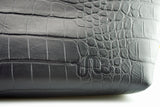 メッセンジャーバッグ (M)/CROCO PATTERN BLACK