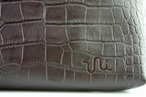メッセンジャーバッグ (M)/CROCO PATTERN BROWN