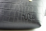 メッセンジャーバッグ (XS)/CROCO PATTERN BLACK