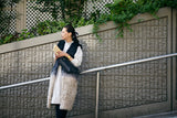 メッセンジャーバッグ (XS)/レザーストラップ-BLACK-FAS