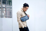 メッセンジャーバッグ (XS)/レザーストラップ-DARK NAVY