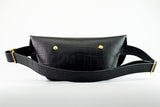 MESSENGER BAG (XS)/CROCO PATTERN BLACK-FAS