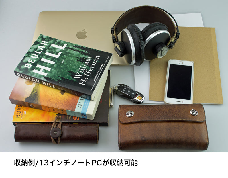 MESSENGER BAG (L)/CAMEL